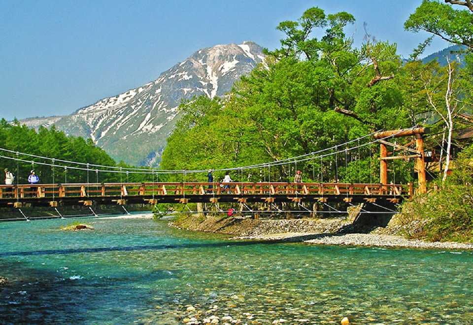 Kappa-bashi suspension bridge